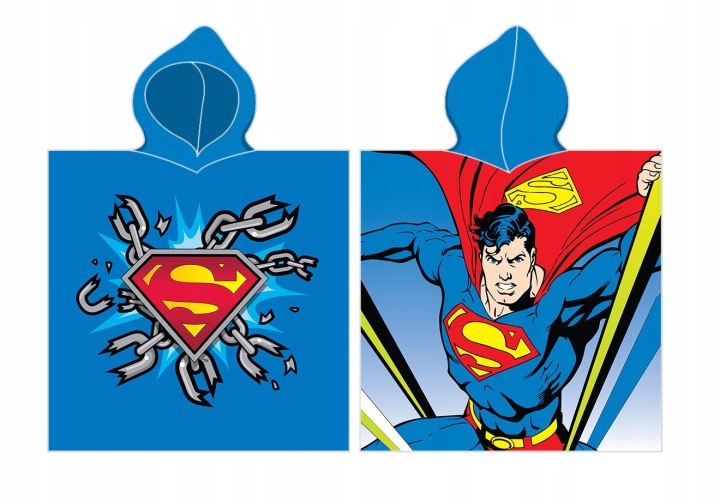 Рушник пончо 55x110 SUPERMAN