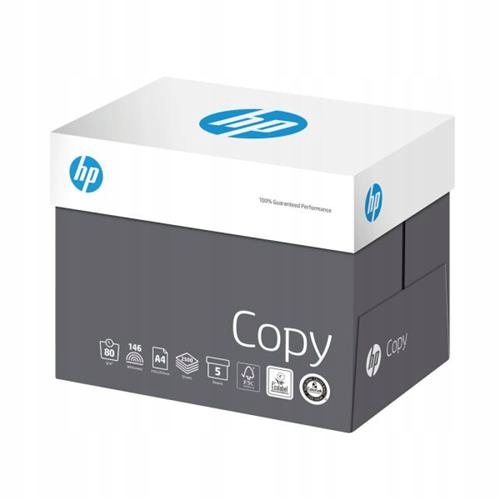 Папір Офісний Білий для Принтера Для ксерокса HP Copy A4 80 г 2500 Аркушів 5 Пачок — фото 5