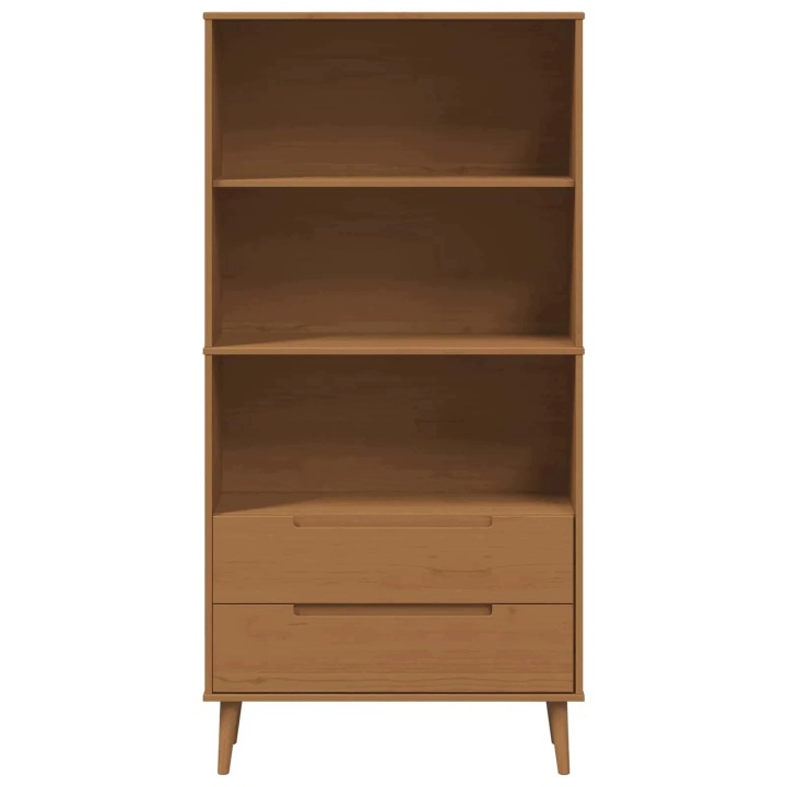 Полиця для книжок MOLDE 85 x 35 x 170,5 см Масив сосни — фото 5