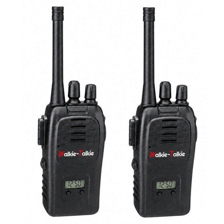Рації Walkie Talkie USB Шумозаглушення Чорні Дальність 200 м