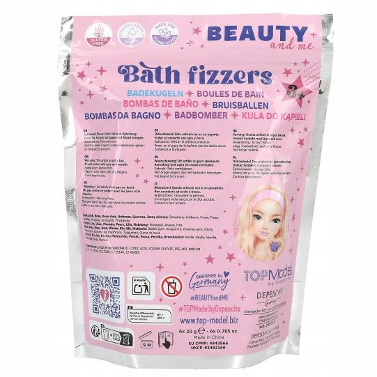 Кулі для купання TOP MODEL Зірки Батфізер Star BEAUTY and ME 6 шт. — фото 4