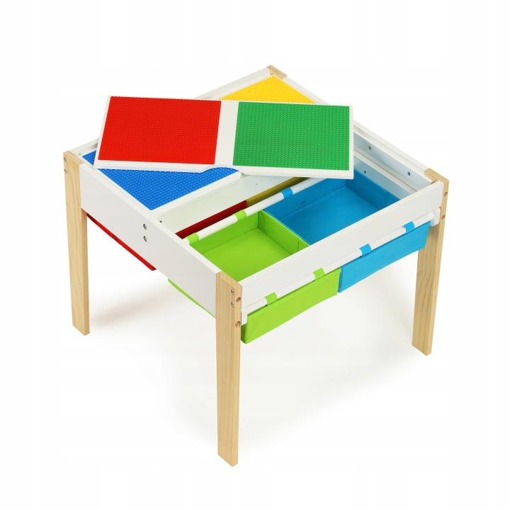 Дерев'яні меблі для дітей набір стіл + 2 стільця ECOTOYS — фото 2