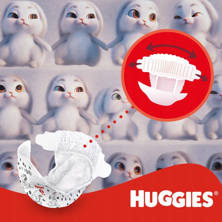 HUGGIES підгузки LITTLE MOVERS мега PACK розмір 3 (4–9 кг) 78 шт. — фото 5