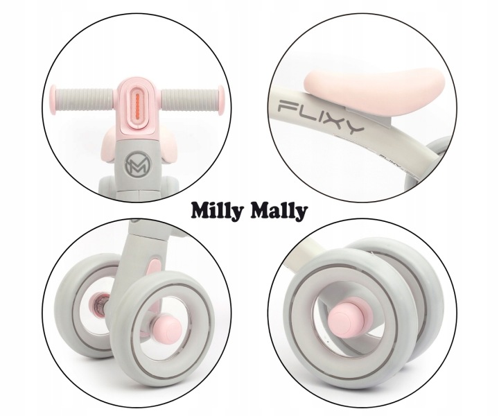 Біговел каталка для дітей легкий стійкий Flixy Milly Mally — фото 12