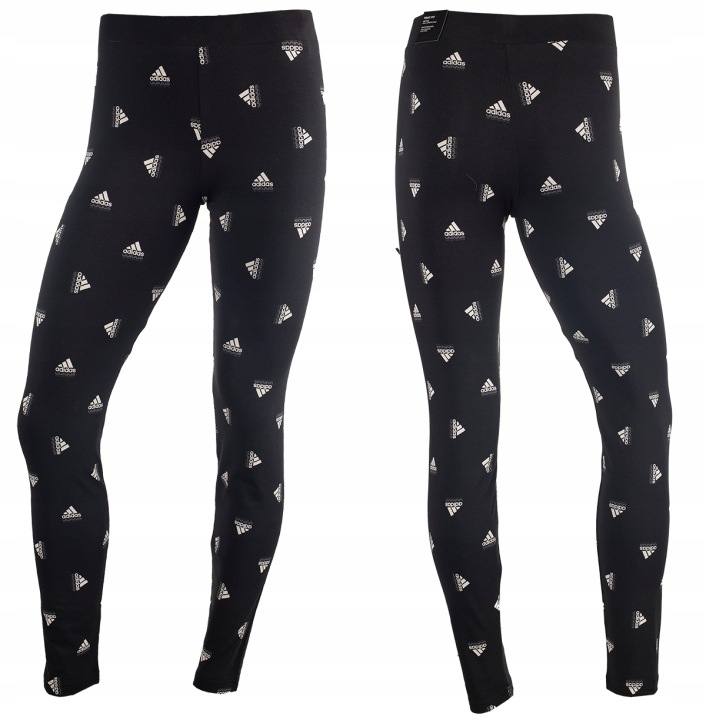 Легінси для дітей ADIDAS BRAND LOVE принт чорно-білі IB8916 р. 152 см — фото 6