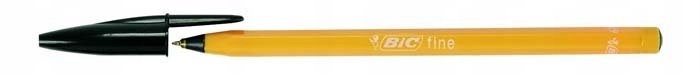 BIC ручка Помаранчева FINE чорний — фото 9