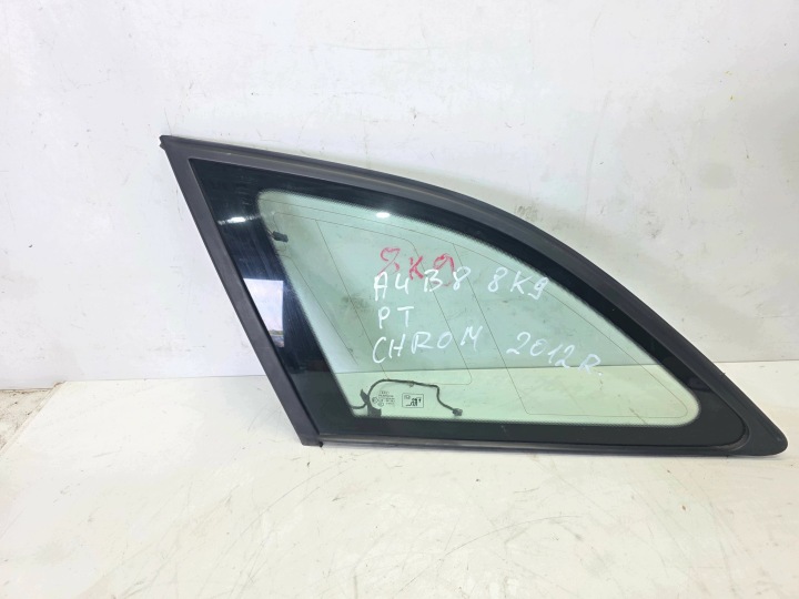 FENSTER Karoserie AUDI A4 B8 AVANT KOMBI CHROM links heck 2012 ROK