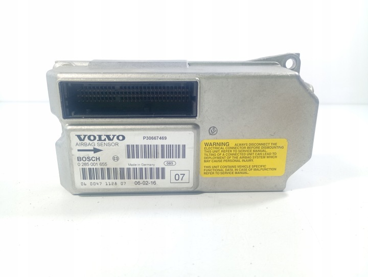 VOLVO V70 05-08 Unité de contrôle Module Airbag POWIETRZNEJ Airbag OE 0285001655