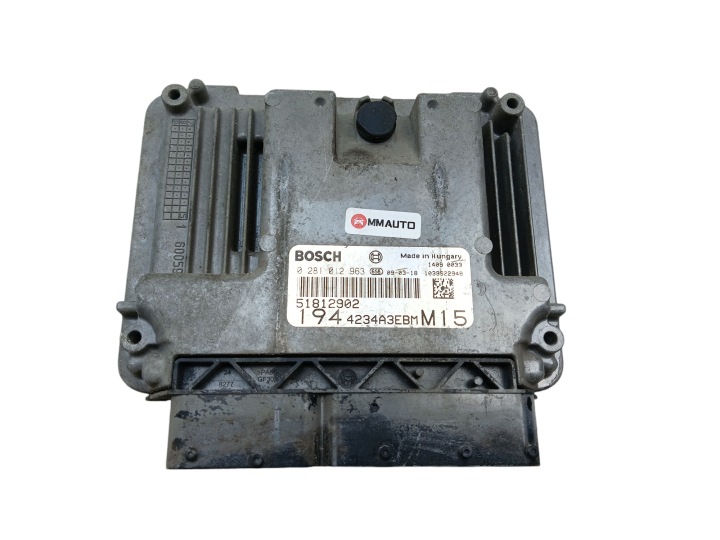 Ordinateur Unité de contrôle Moteur FIAT CROMA 1.9 JTDM 150KM 51812902