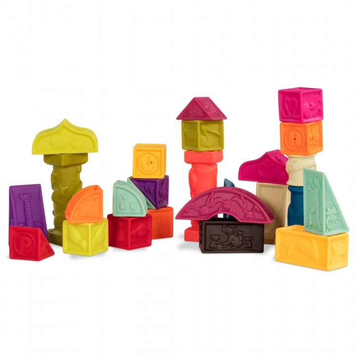 B. TOYS Elemenosqueeze конструктор м'який набір великий — фото 7