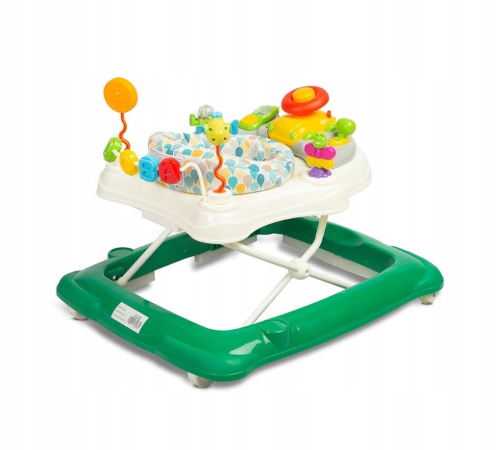 Ходунки CARETERO TOYZ STEPP Темно-зелений поворотне сидіння, регулювання високо — фото 2