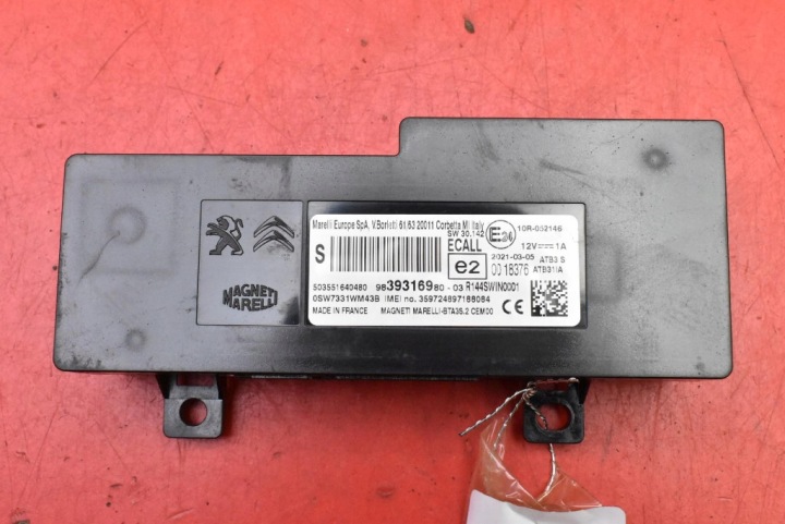 Bedienteil modul TELEFONU 9839316980 PEUGEOT 5008 2 II LIFT 20-21