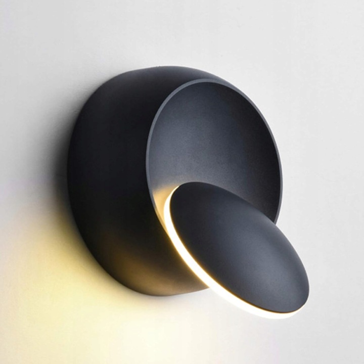 Led Nástěnné Svítidlo 5W Moderní Černé Svítidlo