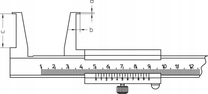 Analogové posuvné měřítko Helios Preisser 4029713203498