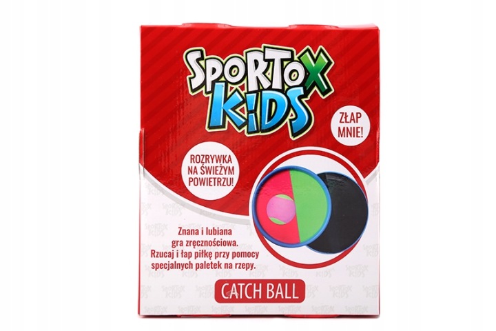 Гра на спритність Catch Ball 2 ракетки липучки Sportox 4+ — фото 3