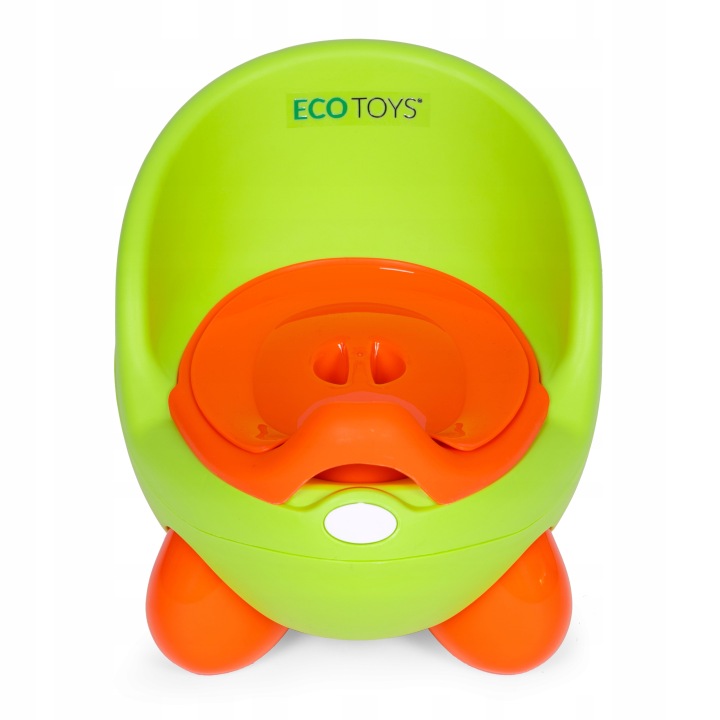 Горщик туалет для дітей знімний вкладиш протиковзкий зелений ECOTOYS — фото 3