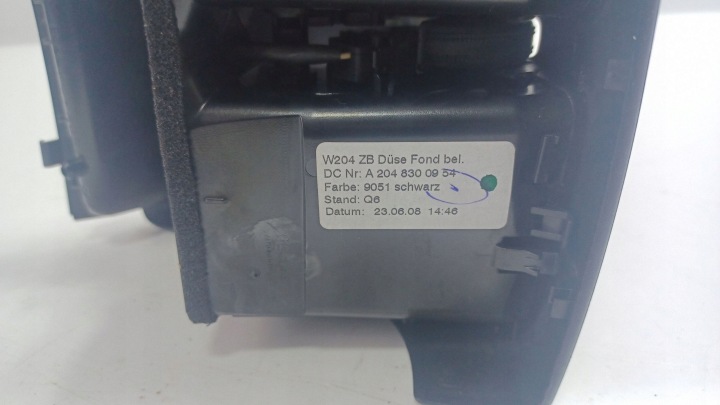 Mercedes-Benz C W204 Δίκτυο εξαερισμού πίσω A2048300954 7