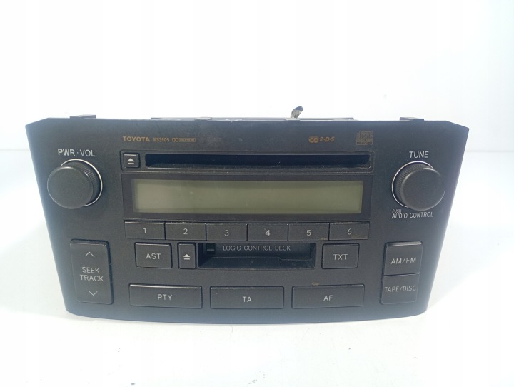 Toyota Avensis T25 03-09 RADIO ORYGINALNE CD brakuje kodu OE 8612005071