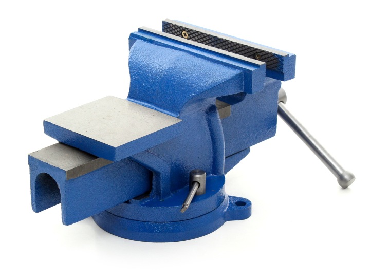 Otočný zámečnický svěrák Kraft&Dele 125 mm KD1102