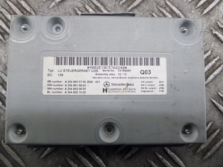 MERCEDES-BENZ A KLASA W176 modul Bedienteil GSM
