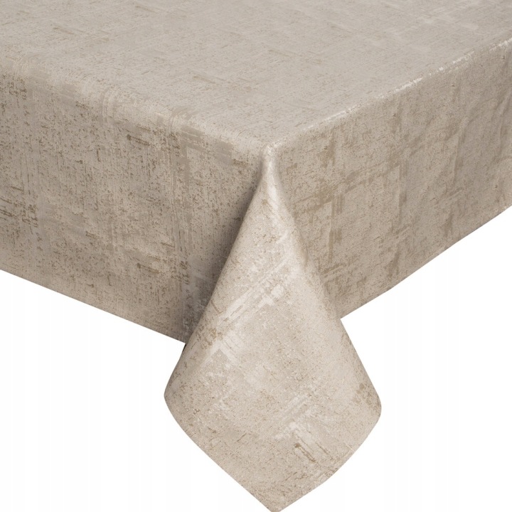 Dekorativní ubrus Colette 140x220 Eurofirany béžový strukturovaný