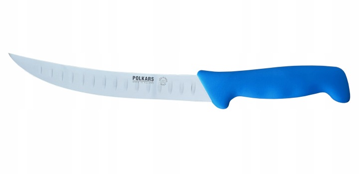 Polkars nůž č. s kuličkovým výbrusem, modrý (21 cm)