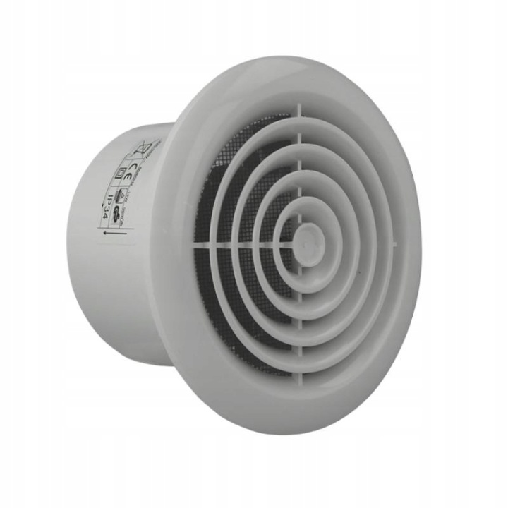Koupelnový ventilátor Centro D 100KSEL