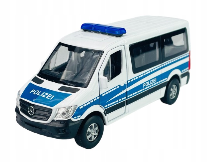 WELLY MERCEDES-BENZ SPRINTER TRAVELINER поліція німеччина 1:34 новий автомобіль — фото 2