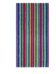 Ručník 50x100 cm Lifestyle Stripes Multicolor Dunkel