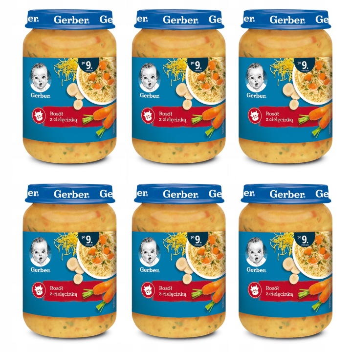 Обід Gerber Бульйон з телятиною для немовлят по 9. місяця 190 г — фото 5