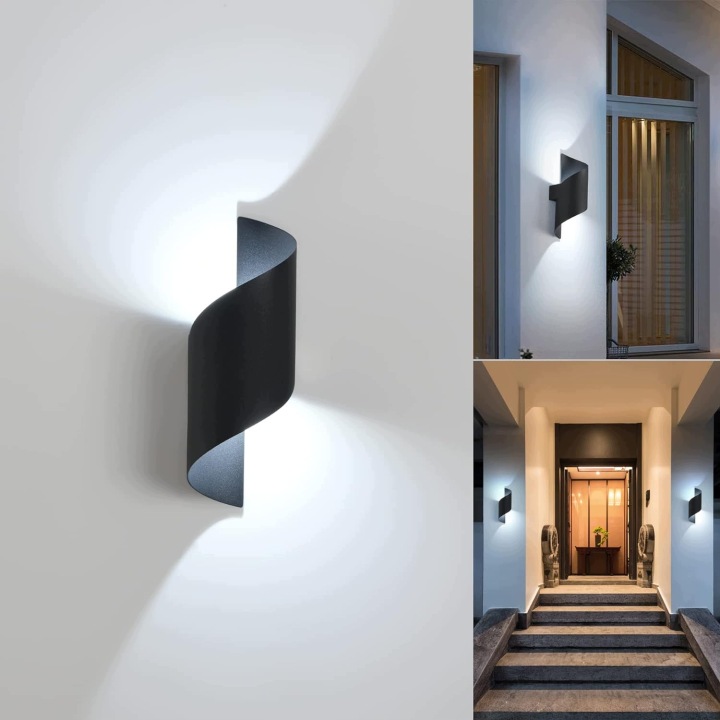 Nástěnná Lampa Nástěnné Led Černá Moderní Chodba Obývací Pokoj 6000K 10W