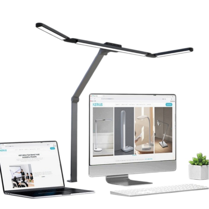 Led Kreslicí Lampa Na Stůl Bezstínová Stolní Lampa Na Pracovní Desku Dálkový Ovladač