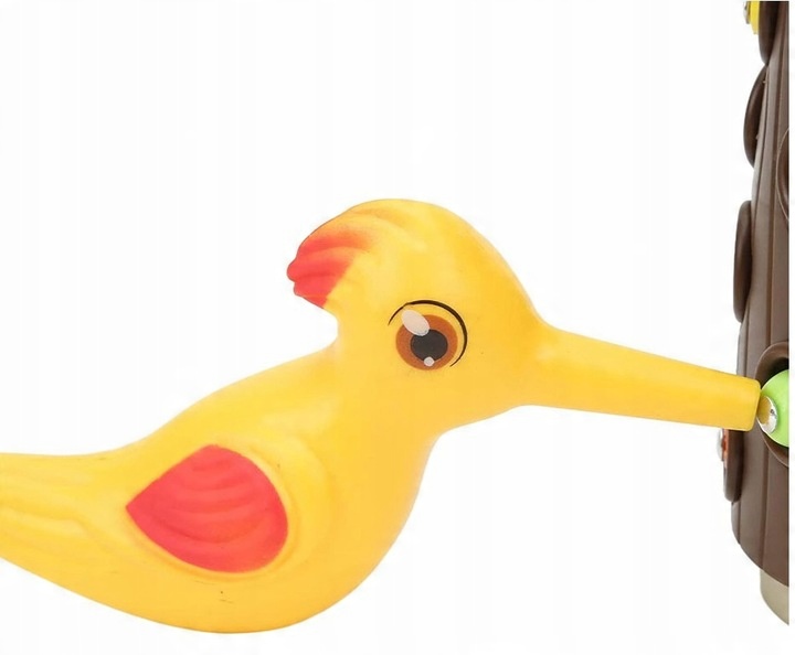MAGNETIC GAME TO FEED BIRD MONTESSORI WOODPECKER Packaging status original