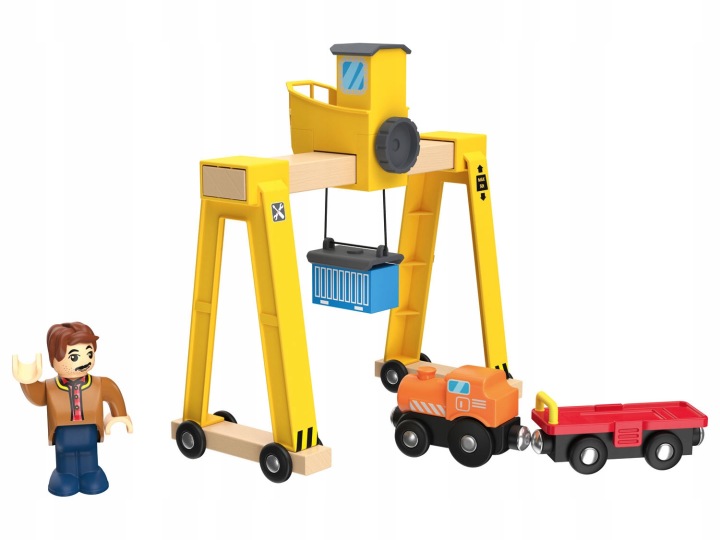 PLAYTIVE набір для розширення залізниці кран локомотив рейки