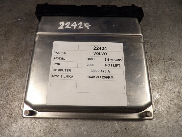 Volvo S60 und computer, bedienteil 0261208289, 30668478A, 1039S06127