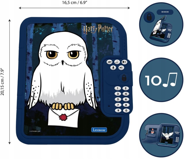 Щоденник секретний LEXIBOOK Harry Potter Гедвіга SD50HP1 — фото 6