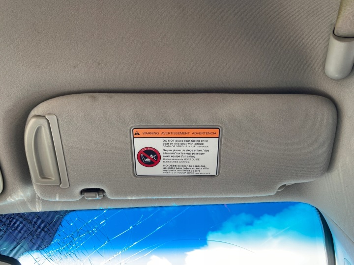Chevrolet Epica 06-11 copertura GREMBIALINA PRZECIWSLONECZNA Destro passeggeri ALETTA PARASOLE