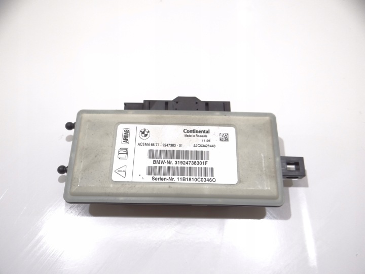 modul SENSOR airbag POWIETRZNYCH BMW X3 F25 9247383