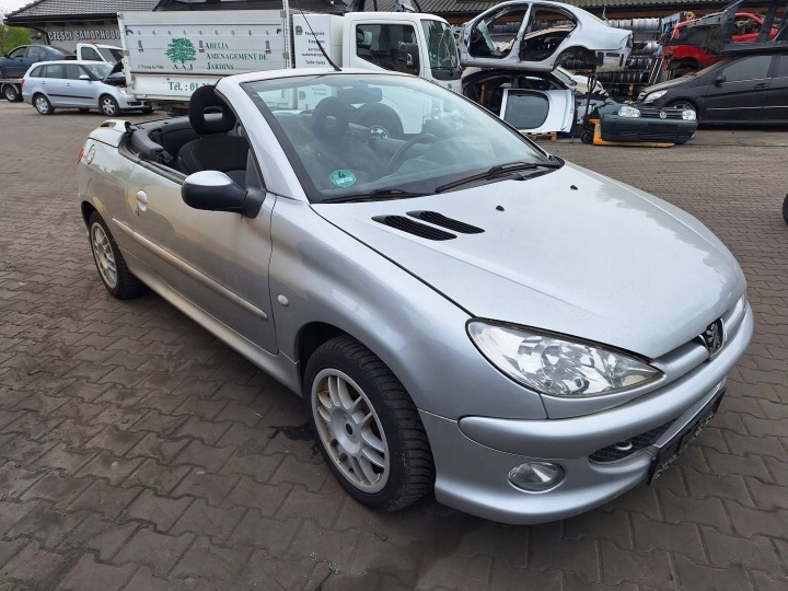 Peugeot 206 CC CABRIO VF32D KABRIOLET Argent Portière Droit EZR KABRIO