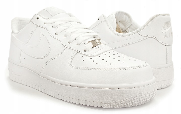 Взуття Nike На шнурівці Білі Шкіра Натуральна AIR FORCE 1 LE DH2920111 # 36,5 — фото 11