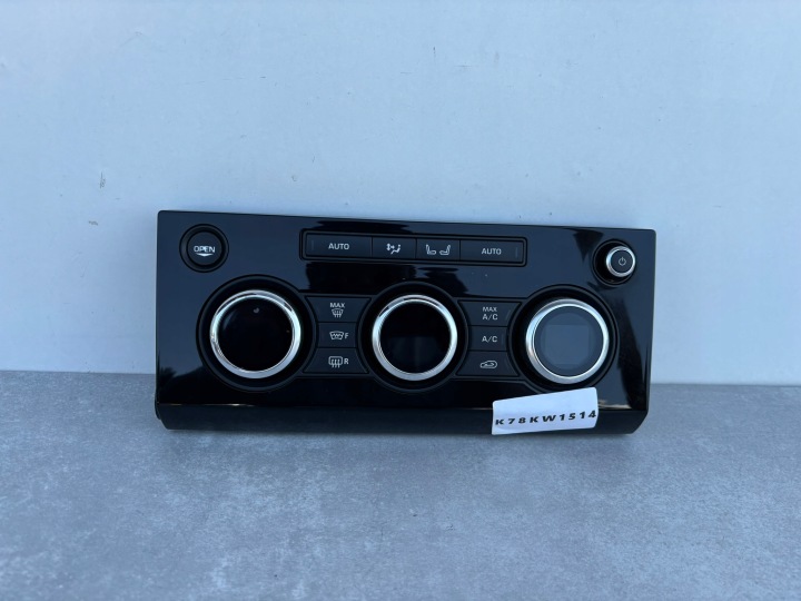 control panel of the air conditioning LAND ROVER DISCOVERY 5 K78KW1514