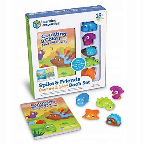 Learning Resources LER9124 Spike and Friends Рахунок Book, Малюк Activit
