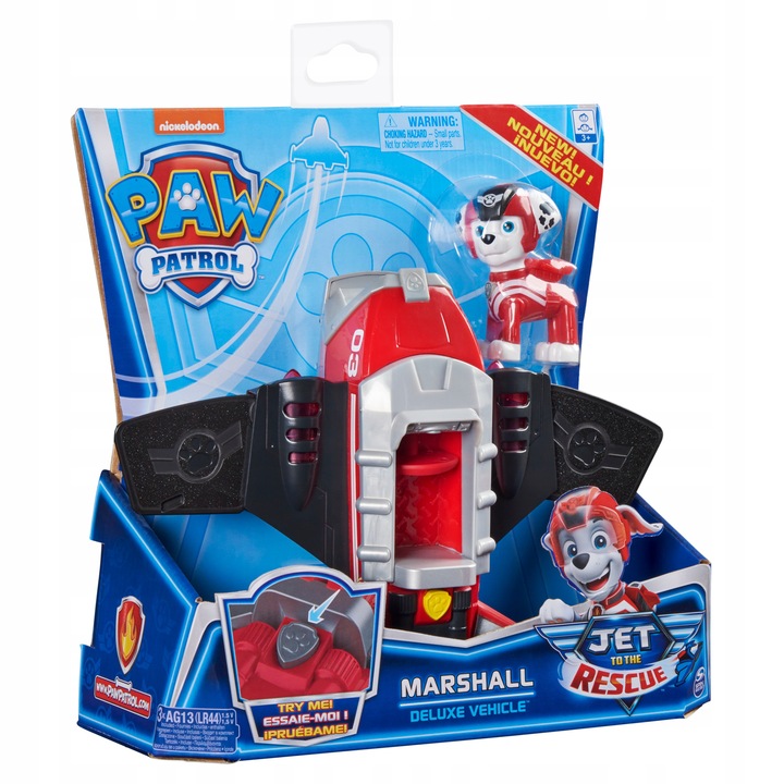 PSI PATROL MARSHALL ODRZUTOWIEC JET RESCUE STRAŻACKI FIGURKA ŚWIATŁO DŹWIĘK EAN (GTIN) 0778988311295