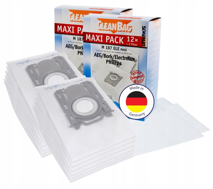 24x Sáčky Do Vysavače Philips Electrolux Aeg S-bag Scanpart Filtry