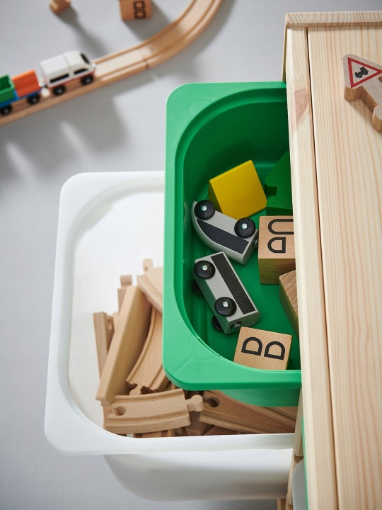 IKEA LILLABO набір 50 треків залізниця дерев'яна — фото 7