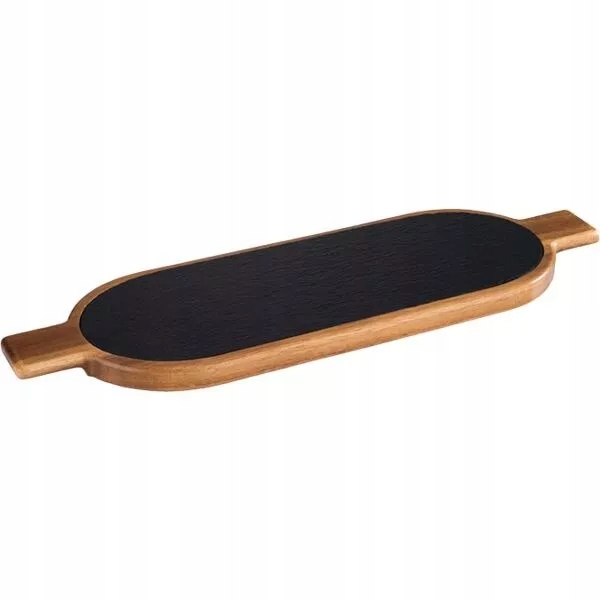 Servírovací prkénko Aps 40x15 cm, dřevo/břidlice