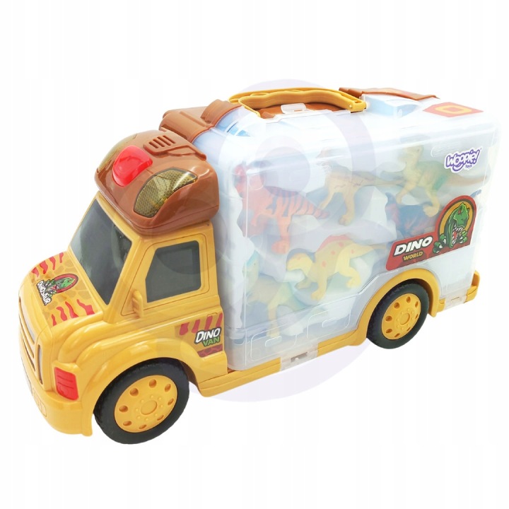 CIĘŻARÓWKA 2w1 SAMOCHÓD WALIZKA + DINOZAURY WOOPIE Model WOOPIE