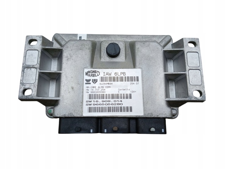 Computer Bedienteil DES MOTORS CITROEN C4 PICASSO und 2.0 16V 140KM 9665056280