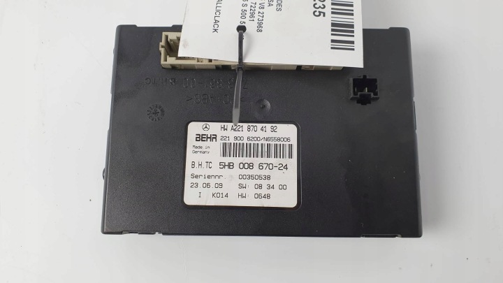 modul klimaanlage A2218704192 MERCEDES S - KLASA W221