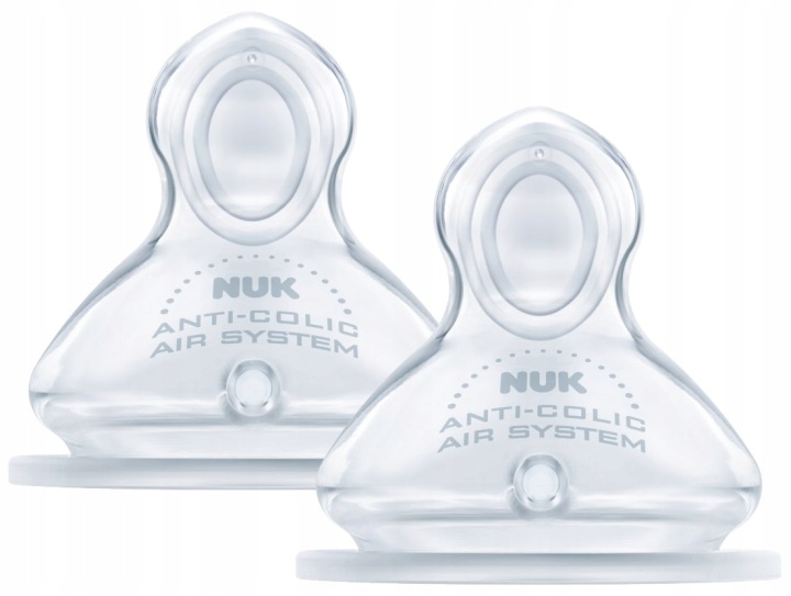 NUK FIRST CHOICE плюс силіконова соска для дітей для пляшки 0-6 міс. 2 шт. — фото 5